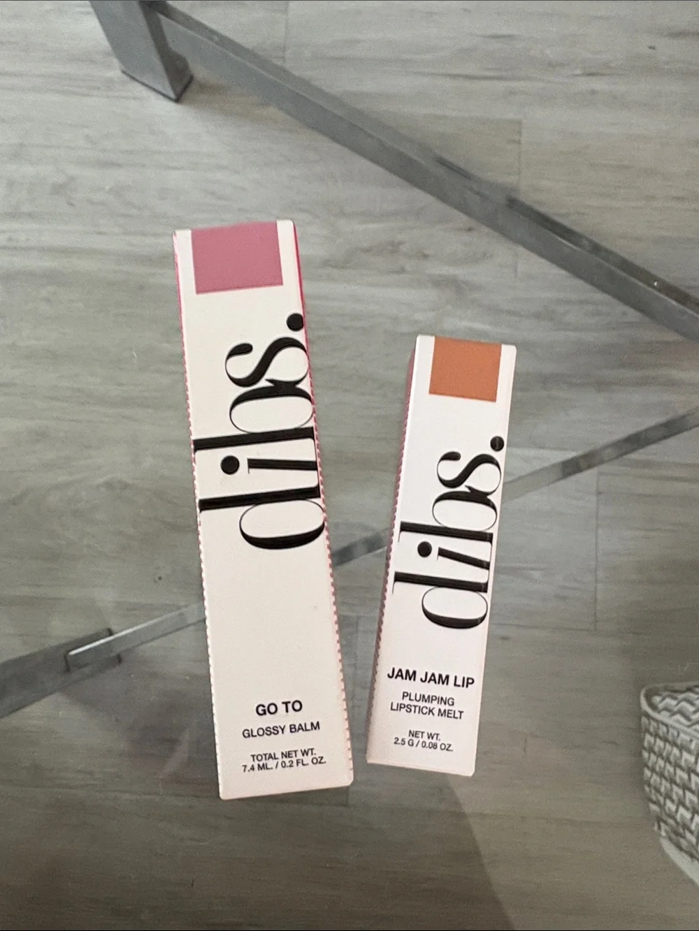 Go To Glossy Balm Rock Candy & Jam Jam Lip Duo - Pink and Peach